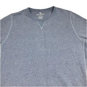 Mack Weldon Mens XL Blue Crewneck Sweatshirt Athleisure Travel Casual Minimalist